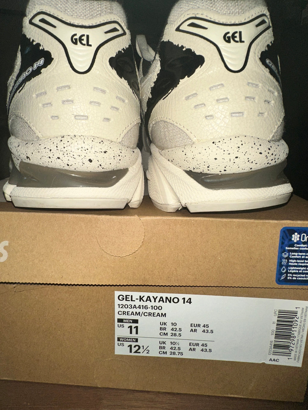 Asics Gel Kayano 14 Imperfection Pack sz 11